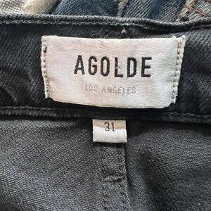 AGOLDE Black Denim Jeans
